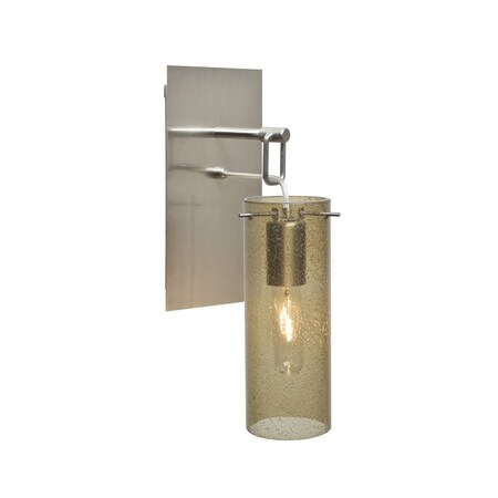 Besa Lighting Juni 10 Wall Pendant, Latte Bubble, Satin Nickel, 1x60W Incandescent 1WP-JUNI10LT-SN